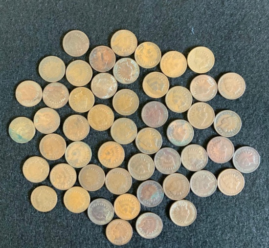 Indian Head Cents Assorted Years