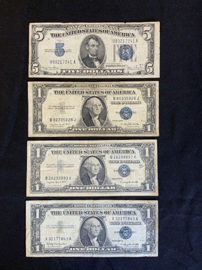 4 Silver Certificates