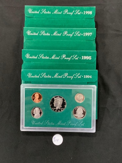 4 - United States Treasury Uncirculated Mint Sets