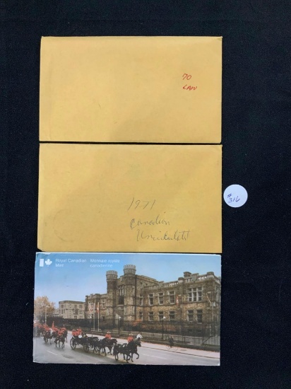 3 Canadian Uncirculated Mint Sets