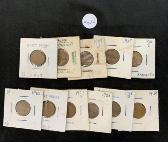 Lincoln Cents 1923 1929