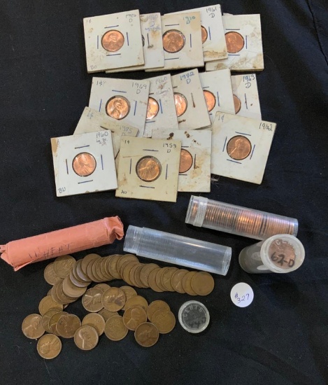 Lincoln Cents Mixed Dates