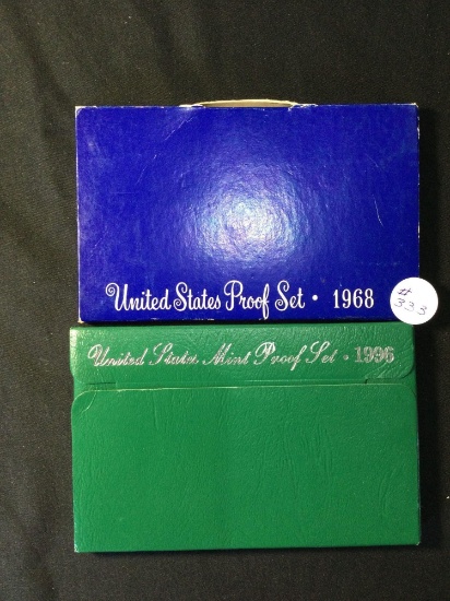 1968 and 1996 United States Proof Sets