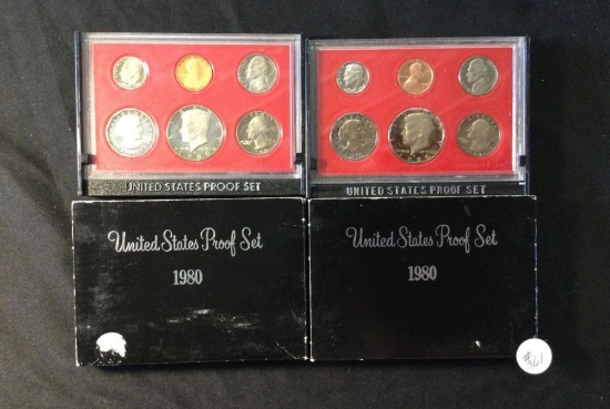 2 - 1980 United States Proof Sets