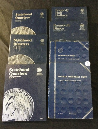 Empty Coin Collection Books