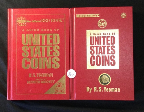 2 RS Yeoman Coin Collecting Guide Books