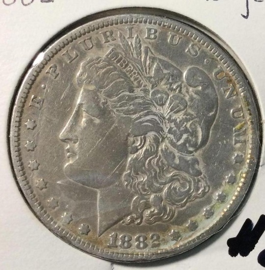 1882 Morgan Silver Dollar