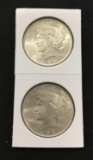 2 - 1924 Peace Silver Dollars