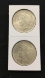 2 - 1924 Peace Silver Dollars