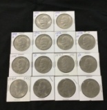 14 - Eisenhower Dollars 1971 to 1976