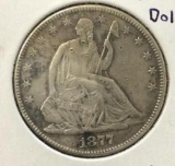 1877 Liberty Seated Half Dollar