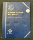 Benjamin Franklin Half Dollar Collection Book 1948 to 1963