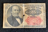 1874 Twenty Five Cents Fraction Note
