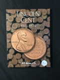Lincoln Cent Book NOT COMPLETE
