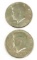 1973 and 1988 KENNEDY HALF DOLLARS