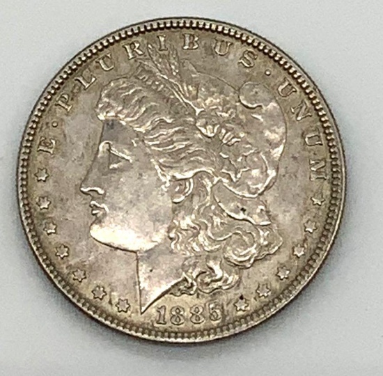 1885 MORGAN SILVER DOLLAR