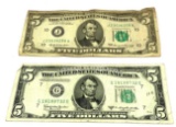 1950D AND 1969 FIVE DOLLAR RESERVE NOTES