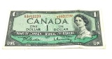1954 CANADIAN DOLLAR BILL