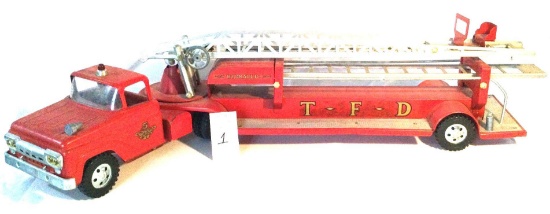 Tonka No. 5 T-F-D Hydraulic Fire Truck