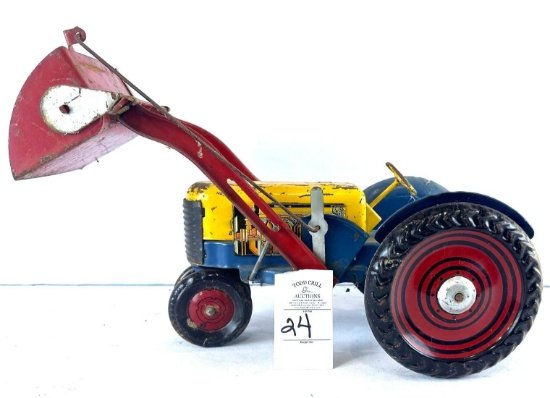 Marx Tin Litho Toy Tractor
