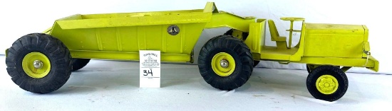 Doepke Model Toys Euclid The Pioneer Tractor and Scraper