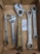 12 in Crescent Wrench/ 2 Indestro Select Ratchet Wrenches