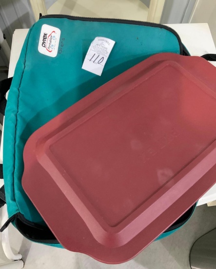 Pyrex carrier and covered dish