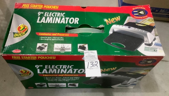 9 in electric laminator