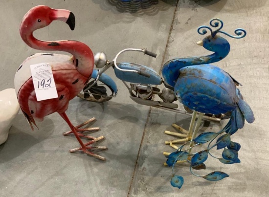 Tin yard art