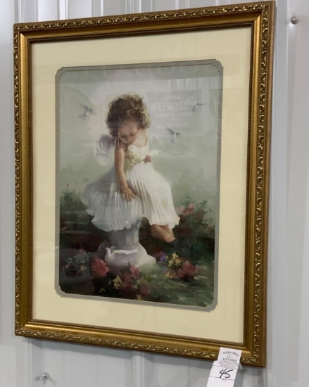Gold framed picture