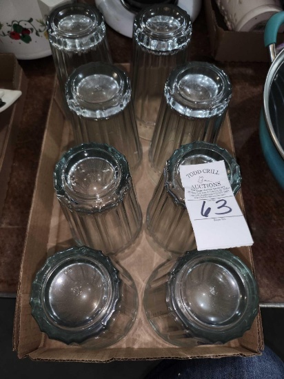 8 Heavy Water Glasses