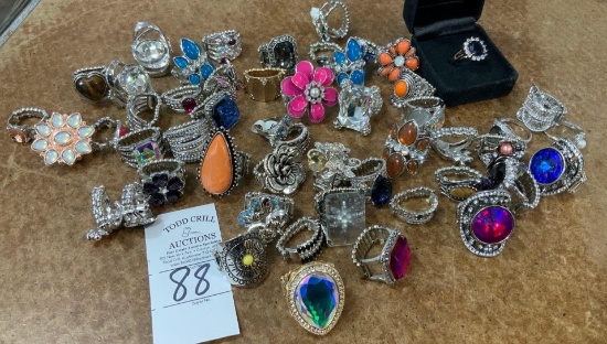 Costume jewelry rings