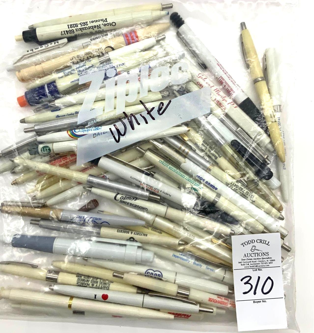 Lot De 13 Stylos à Bille Publicitaires - Occasion - Stylos De Promo