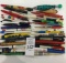 36 - NOVELTY VINTAGE BALL POINT ADVERTISING PENS