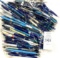 100 - BLUE VINTAGE BALL POINT ADVERTISING PENS