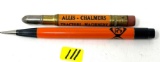 VINTAGE ADVERTSING ALLIS CHALMERS BULLET AND MECHANICAL PENCILS