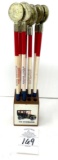 10 - VINTAGE PRESIDENTIAL PENCILS WITH COIN TOPPERS