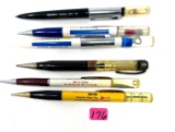 6 - VINTAGE FLOATY PENS AND PENCILS