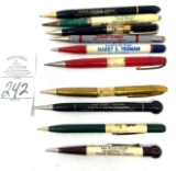 10 - VINTAGE MECHANICAL ADVERTISING AND NOVELTY PENCILS