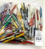75 - VINTAGE BALL POINT FEED AND SEED ADVERTISING PENS