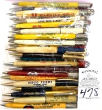 27- VINTAGE MECHANICAL FEED AND SEED ADVERTISING PENCILS