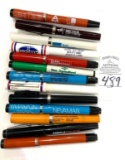 13 - VINTAGE ADVERTISING CAPPED PENS