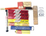 VINTAGE BOXES OF LEADS