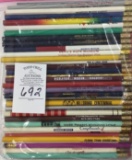 100 - VINTAGE MUSEUM AND TOURIST ADVERTISING PENCILS