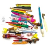 30 - VINTAGE NOVELTY PENS AND PENCILS