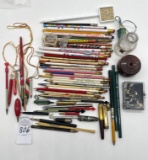 MISC. VINTAGE ADVERTISING PENS AND PENCILS