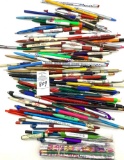 100 + VINTAGE ADVERTISING PENS AND PENCILS