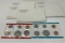 5 - 1971 US MINT UNCIRCULATED COIN SETS