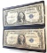 2- SERIES 1935A $1 SILVER CERTIFICATE BANK NOTES