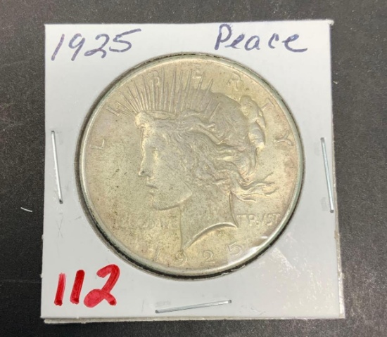 1925 PEACE SILVER DOLLAR